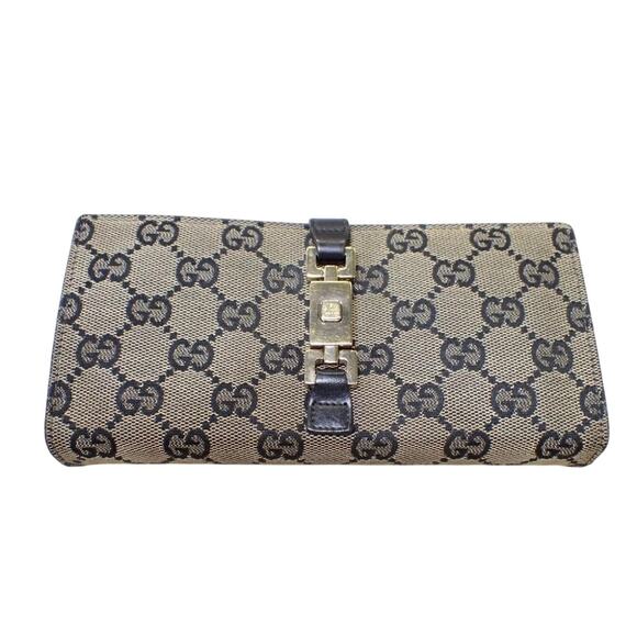 Authentic Gucci GG Canvas & Leather Wallet – Gold Hardware – Comes with COA - Picture 1 of 6